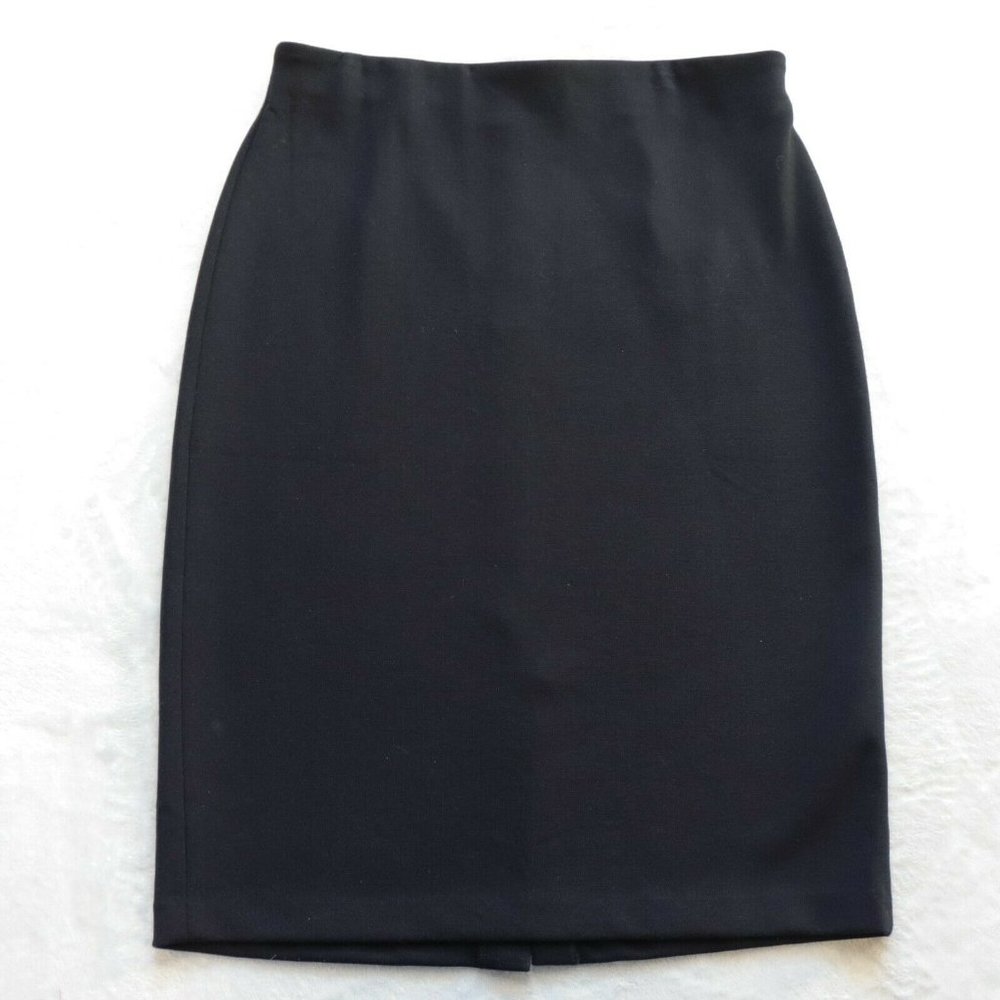 Philosophy Republic Ponte Stretch Knit Pencil Skirt Navy Blue Size 10